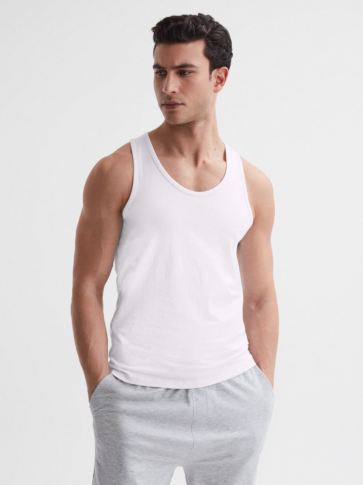 Stretch Cotton Vest